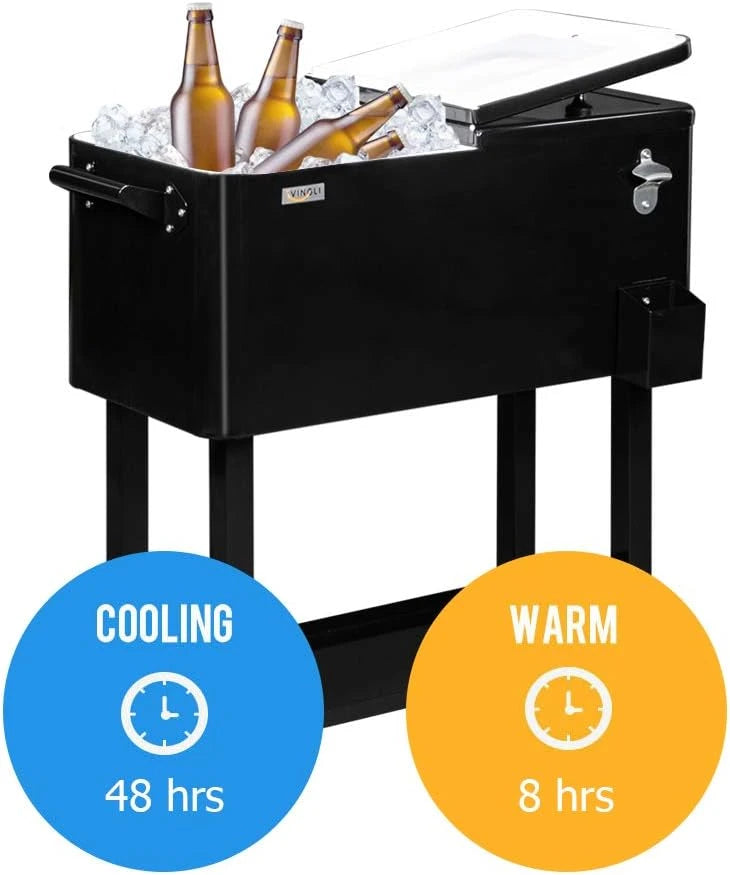 VINGLI Rolling Ice Chest