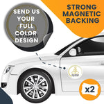 Custom Round Car Magnet