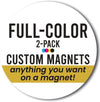 Custom Round Car Magnet